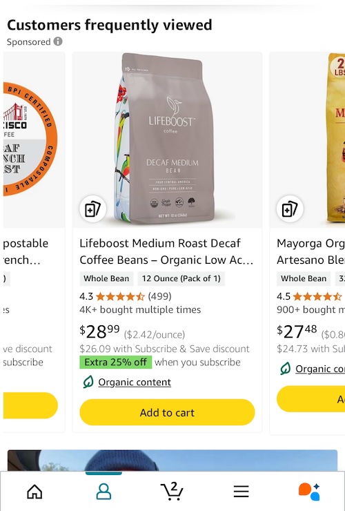 sponsored product titles may have even fewer characters