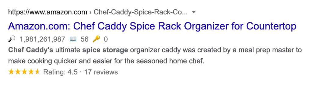 Chef Caddy google meta description
