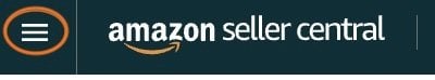 select the hamburger menu