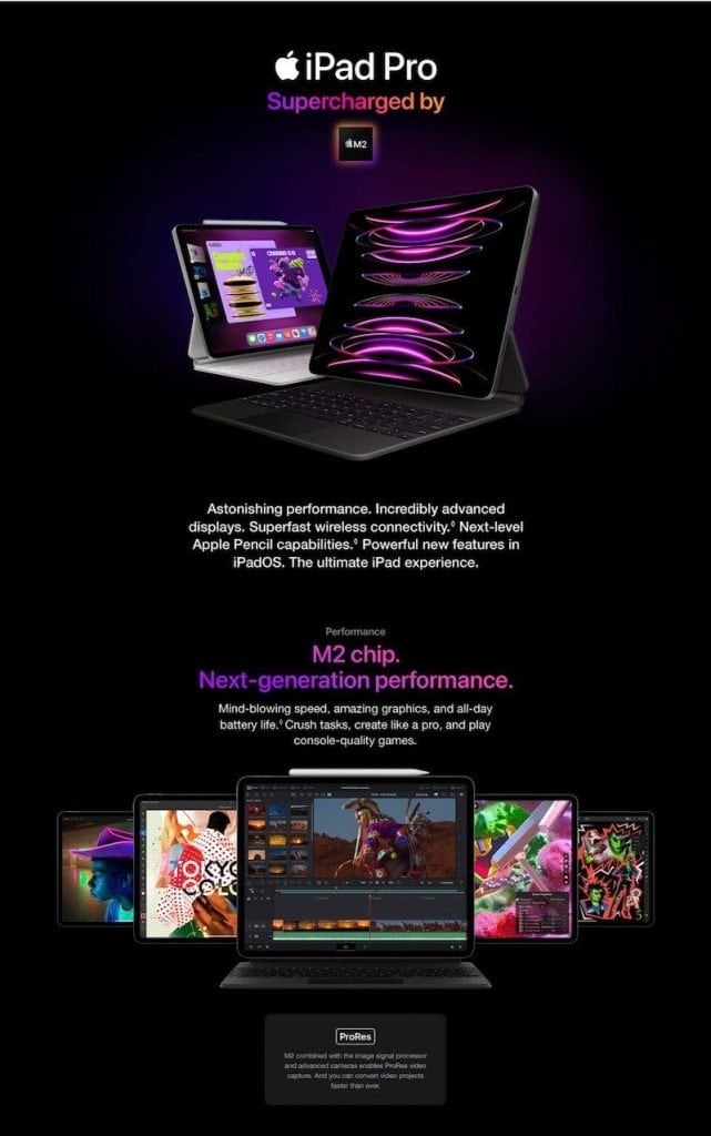 ipad pro a++ content