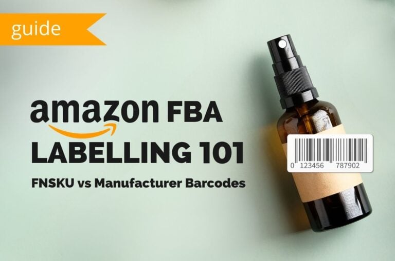 Amazon fba barcode product labeling