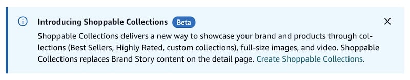 introducing amazon shoppable collections