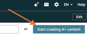 select start creating A+ content